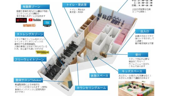 O-STYLE札幌伏古店フロアマップ